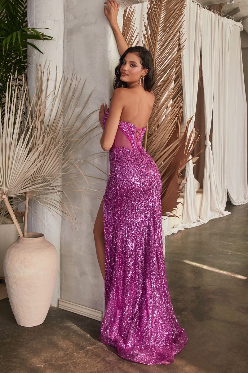 Embellished Strapless Gown-8