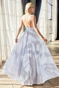 Glitter A-Line Gown-0