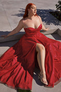 Glitter A-Line Gown Curve-3