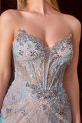 Fully Embellished Crystal Gown-0