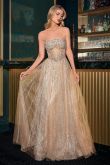 Crystal Strapless Dress-0