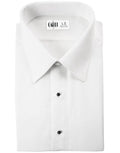 "Como" Kids White Laydown Tuxedo Shirt-0