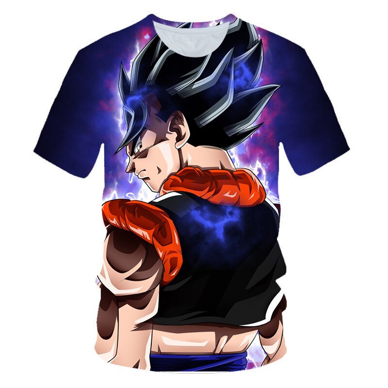 Cool Goku Dragon Ball Z 3d T Shirt Summer Hipster Short Sleeve Tee Tops Men/Women Anime DBZ Harajuk T-Shirts Homme Boys T shirt-0