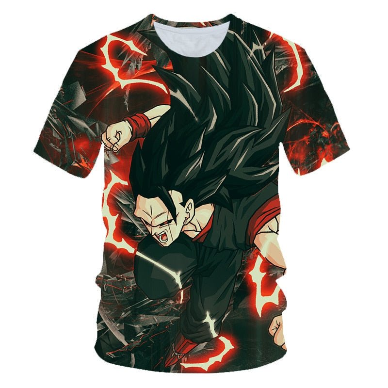 Cool Goku Dragon Ball Z 3d T Shirt Summer Hipster Short Sleeve Tee Tops Men/Women Anime DBZ Harajuk T-Shirts Homme Boys T shirt-4