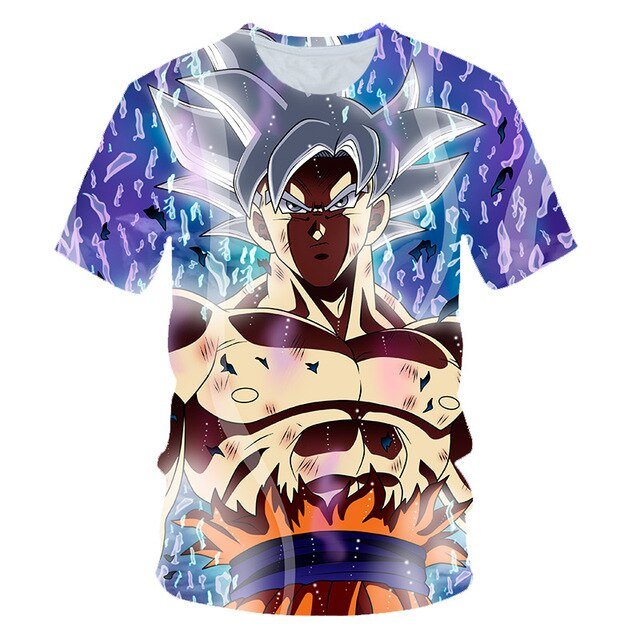 Cool Goku Dragon Ball Z 3d T Shirt Summer Hipster Short Sleeve Tee Tops Men/Women Anime DBZ Harajuk T-Shirts Homme Boys T shirt-11