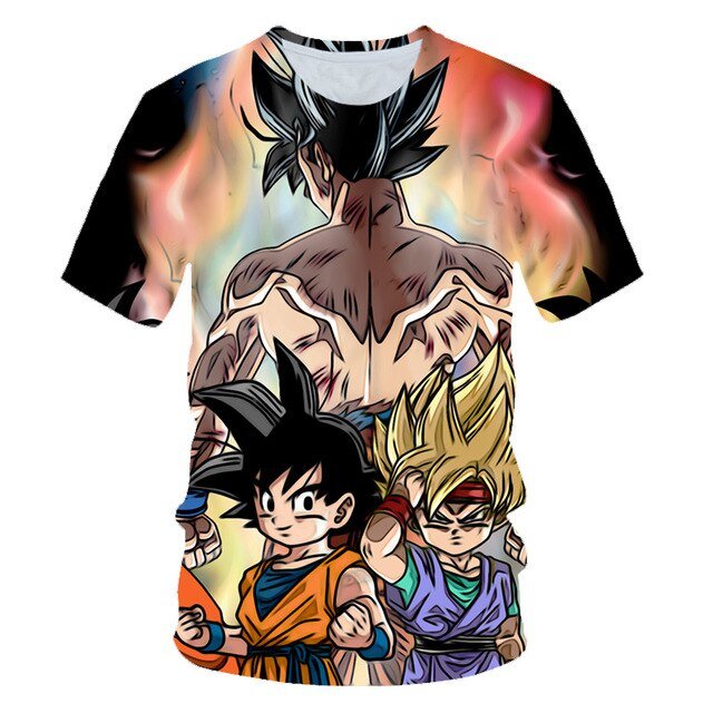 Cool Goku Dragon Ball Z 3d T Shirt Summer Hipster Short Sleeve Tee Tops Men/Women Anime DBZ Harajuk T-Shirts Homme Boys T shirt-8