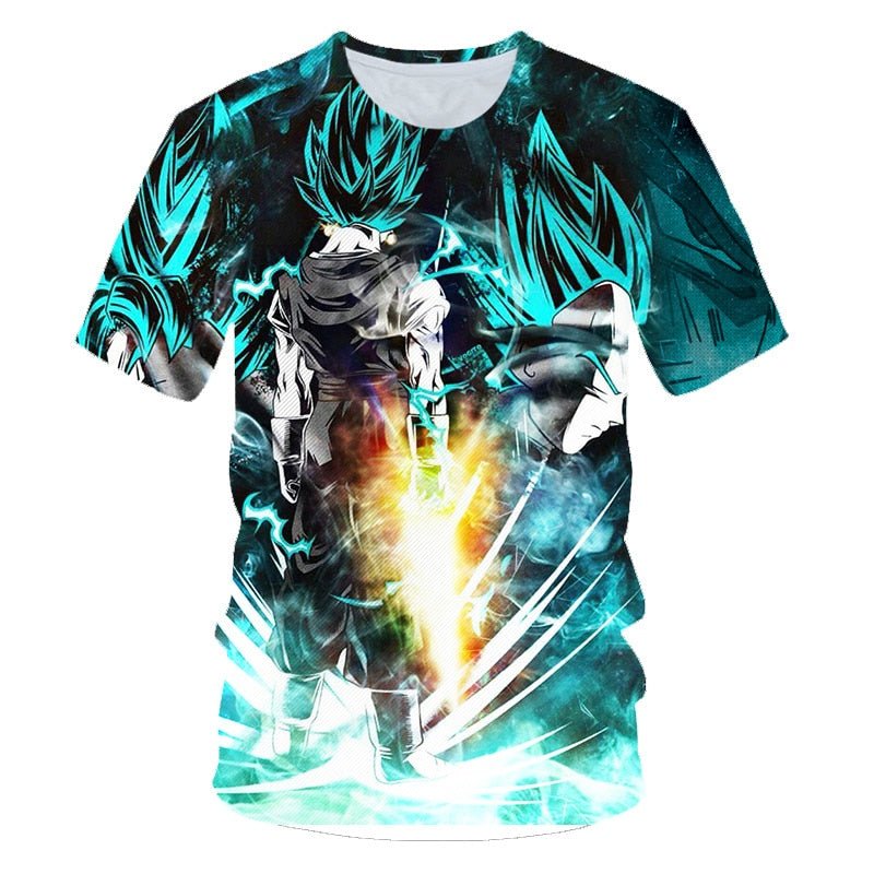 Cool Goku Dragon Ball Z 3d T Shirt Summer Hipster Short Sleeve Tee Tops Men/Women Anime DBZ Harajuk T-Shirts Homme Boys T shirt-1
