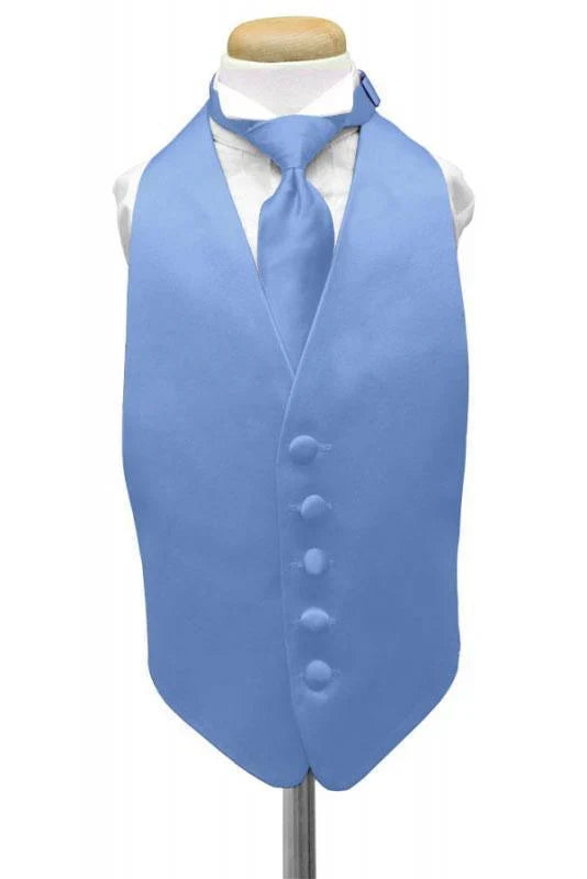 Luxury Satin Kids Tuxedo Vest-19