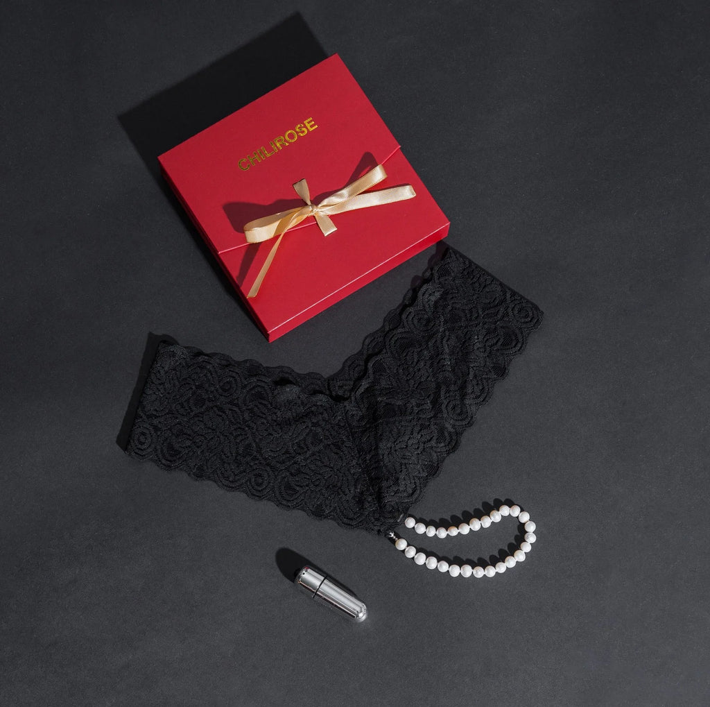 Sexy Pearl String Lace Panty Chilirose Sultry Edge-1