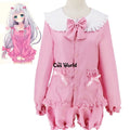 Cute Pajamas Nightgown Sleepwear Tops Pants Uniform Outfit Anime Cosplay Costumes-5