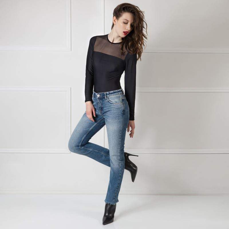 Amoralle Be Daring Long Sleeve Bodysuit-3