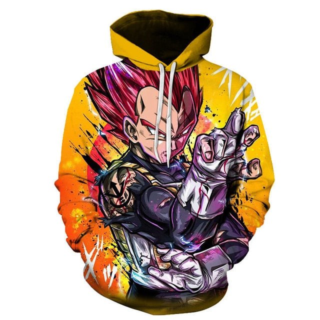 Dragon Ball Super 3D Hoodie Men /Women Spring Autumn Fashion Sweatshirt Unisex Japanese Anime Goku Print Jacket Outerwear-1
