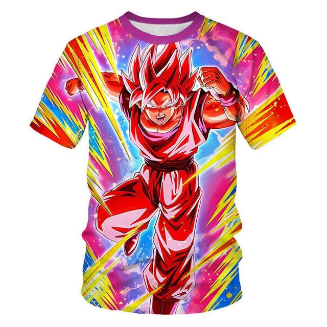 Dragon Ball T Shirt Men Summer Dragon Ball Z super Son Goku Slim Fit Cosplay 3D T-Shirts Vegeta Cool Anime Style Tshirt Homme-1