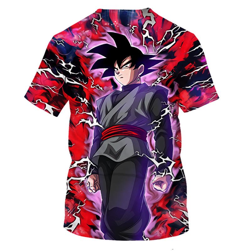 Dragon Ball T Shirt Men Summer Dragon Ball Z super Son Goku Slim Fit Cosplay 3D T-Shirts Vegeta Cool Anime Style Tshirt Homme-4