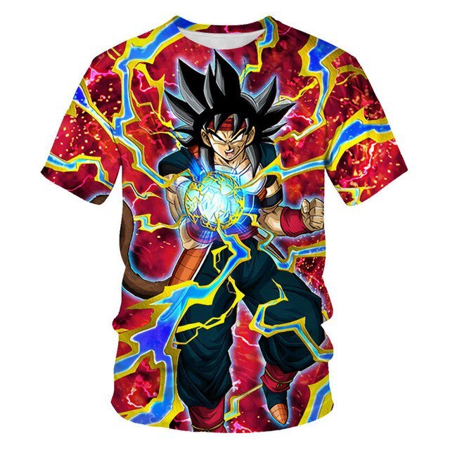 Dragon Ball T Shirt Men Summer Dragon Ball Z super Son Goku Slim Fit Cosplay 3D T-Shirts Vegeta Cool Anime Style Tshirt Homme-6