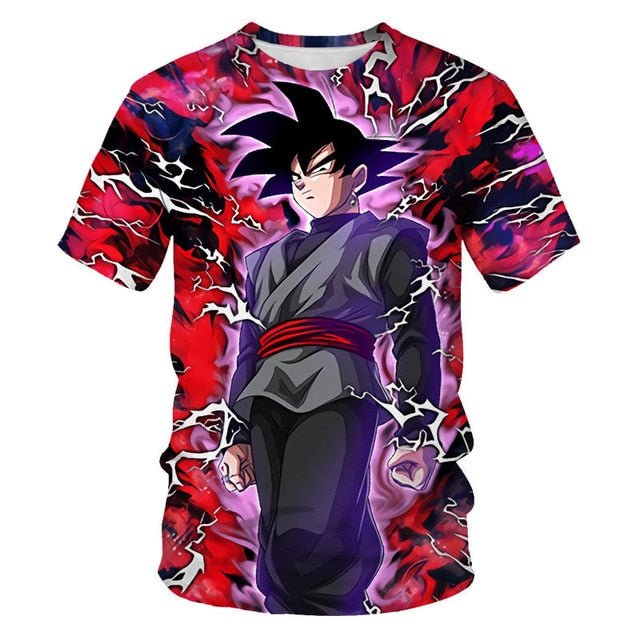 Dragon Ball T Shirt Men Summer Dragon Ball Z super Son Goku Slim Fit Cosplay 3D T-Shirts Vegeta Cool Anime Style Tshirt Homme-8