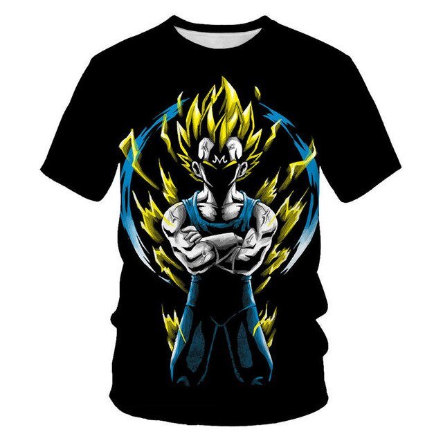 Dragon Ball T Shirt Men Summer Dragon Ball Z super Son Goku Slim Fit Cosplay 3D T-Shirts Vegeta Cool Anime Style Tshirt Homme-10