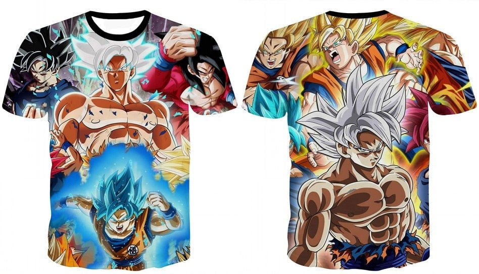 Dragon Ball Z 3D T Shirt Men Summer Top super son goku Funny T-Shirts anime vegeta DragonBall Tshirt Summer cartoon print Tops-1