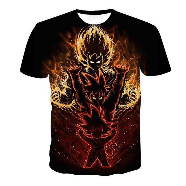 Dragon Ball Z 3D T Shirt Men Summer Top super son goku Funny T-Shirts anime vegeta DragonBall Tshirt Summer cartoon print Tops-15