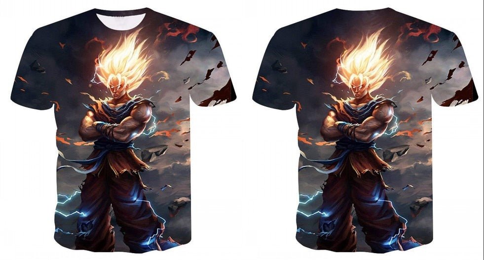 Dragon Ball Z 3D T Shirt Men Summer Top super son goku Funny T-Shirts anime vegeta DragonBall Tshirt Summer cartoon print Tops-4