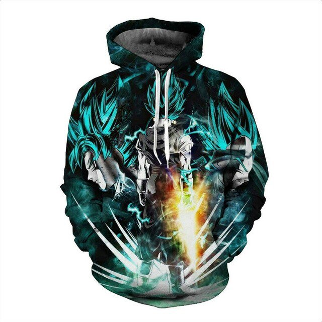 Dragon Ball Z Goku 3D Hoodies Anime Hoodie Unisex 3D Print Fashion Streetwear Hip Hop Punk Hoodies Harajuku Hooded Plus Size-10