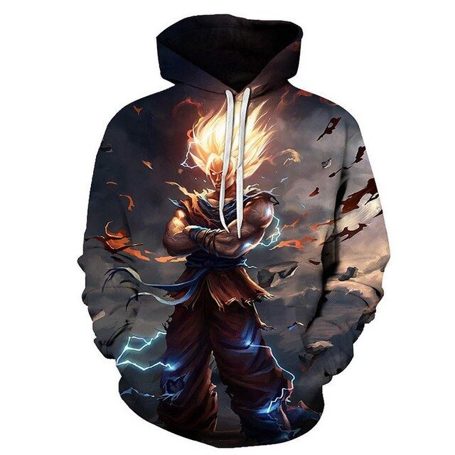 Dragon Ball Z Goku Anime 3D Print Hoodies Sweatshirts Harajuku Cartoon Hooded Women/Men long sleeve hip hop streetwear Clothes-9