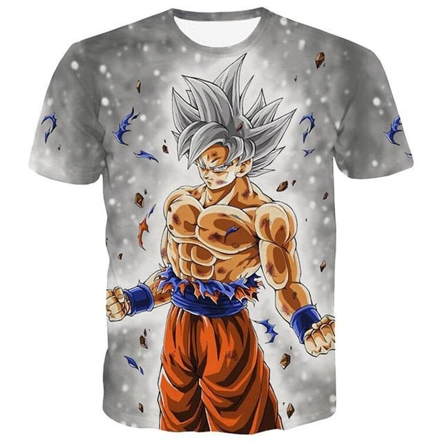 Dragon Ball Z Goku Black Vegeta 3D T-shirt Men 2019 Summer Anime T shirt O-Neck Tshirt Casual Brand Dragonball Tops Tee-19