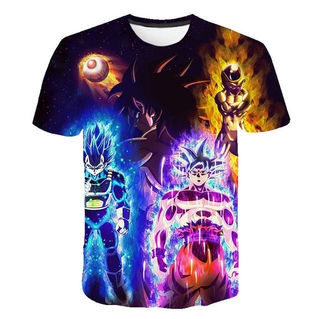 Dragon Ball Z Goku Black Vegeta 3D T-shirt Men 2019 Summer Anime T shirt O-Neck Tshirt Casual Brand Dragonball Tops Tee-15