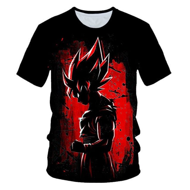 Dragon Ball Z Goku Black Vegeta 3D T-shirt Men 2019 Summer Anime T shirt O-Neck Tshirt Casual Brand Dragonball Tops Tee-12