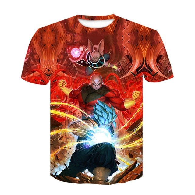 Dragon Ball Z Goku Black Vegeta 3D T-shirt Men 2019 Summer Anime T shirt O-Neck Tshirt Casual Brand Dragonball Tops Tee-9