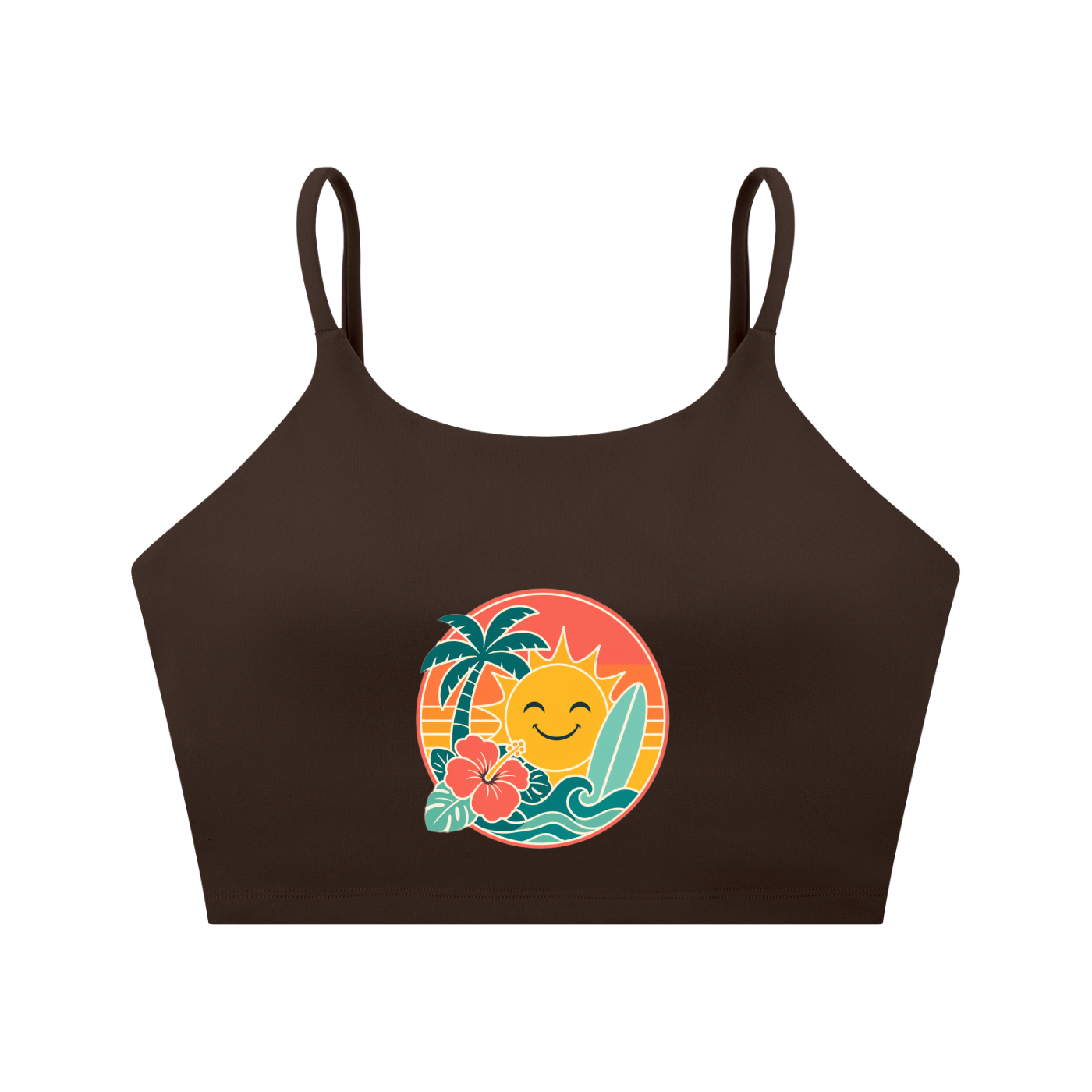 Spaghetti Strap Yoga Sports Bra