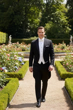 "Edward" Black Tuxedo Tailcoat-5