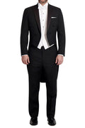 "Edward" Black Tuxedo Tailcoat-5