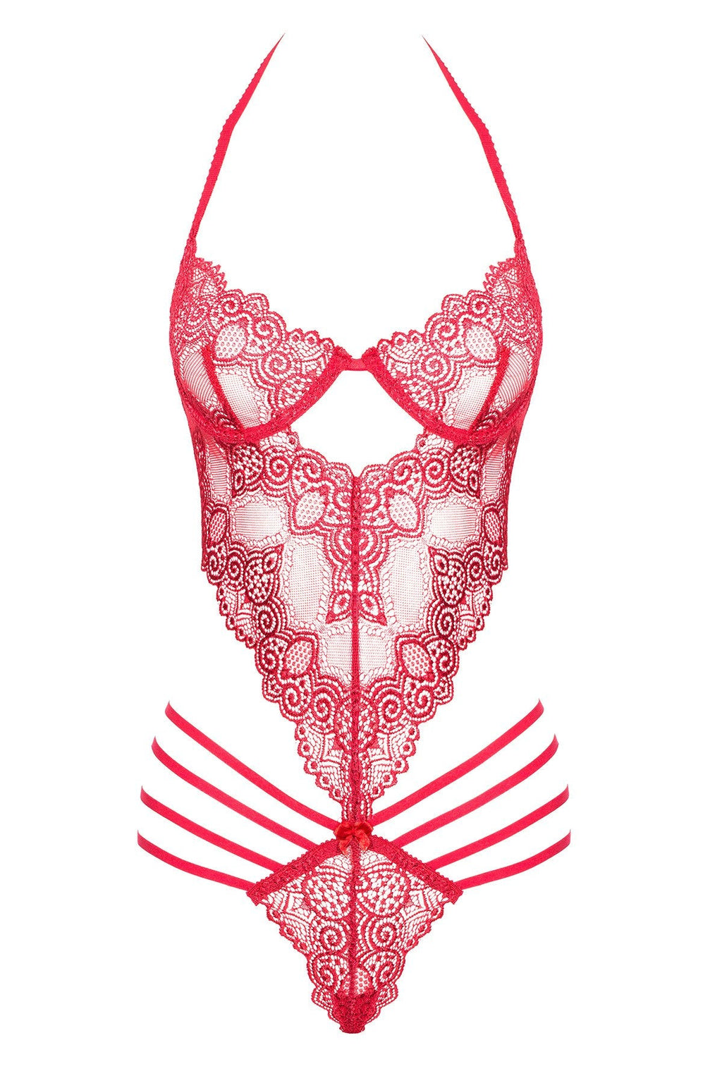Strappy Lace Teddy Beauty Night Denver-2