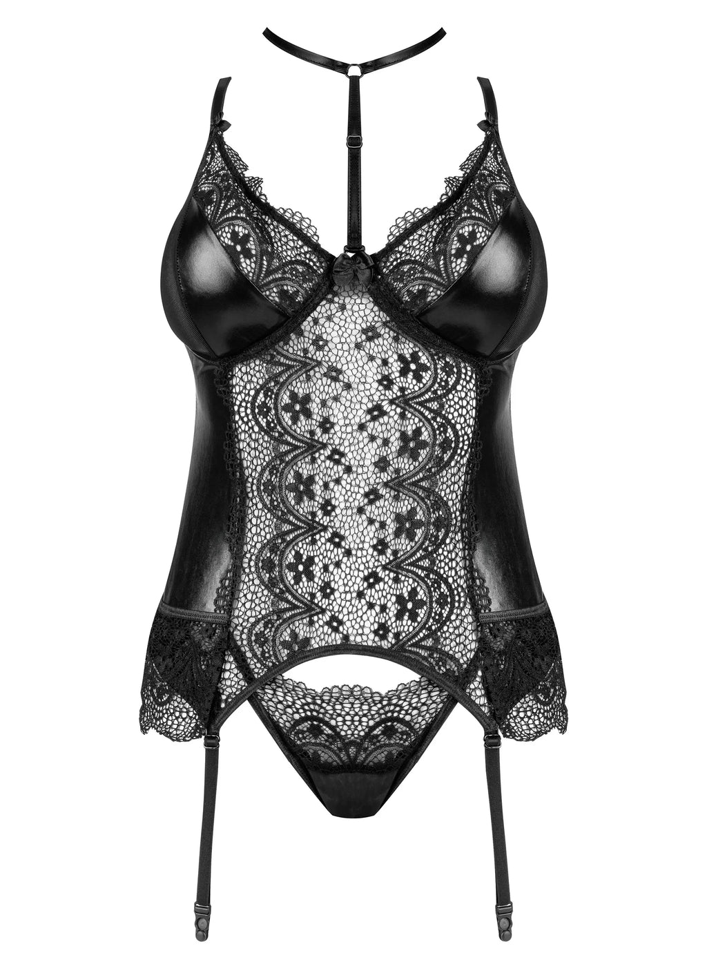 Beauty Night Noir Fantasy Sheer Lace Corset-3