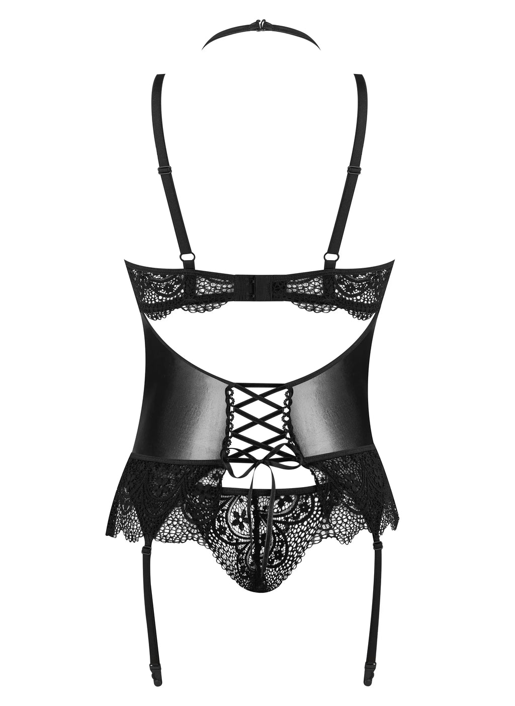 Beauty Night Noir Fantasy Sheer Lace Corset-4
