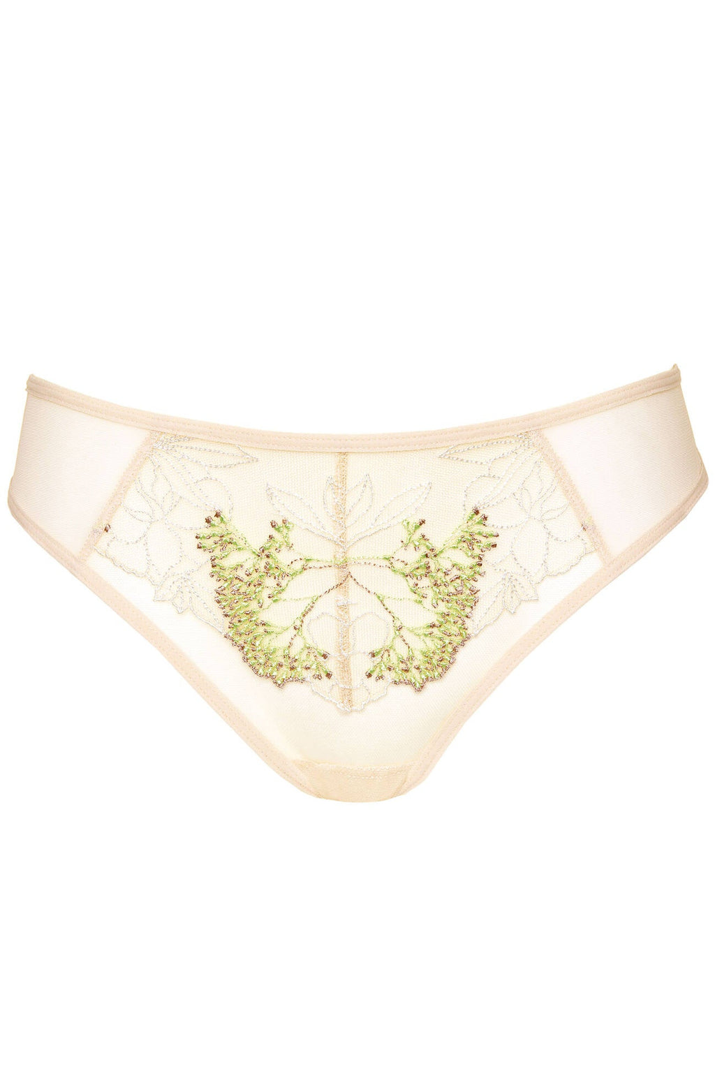 Sheer Mesh Embroidered Brazilian Thong Gorteks Soleil-4
