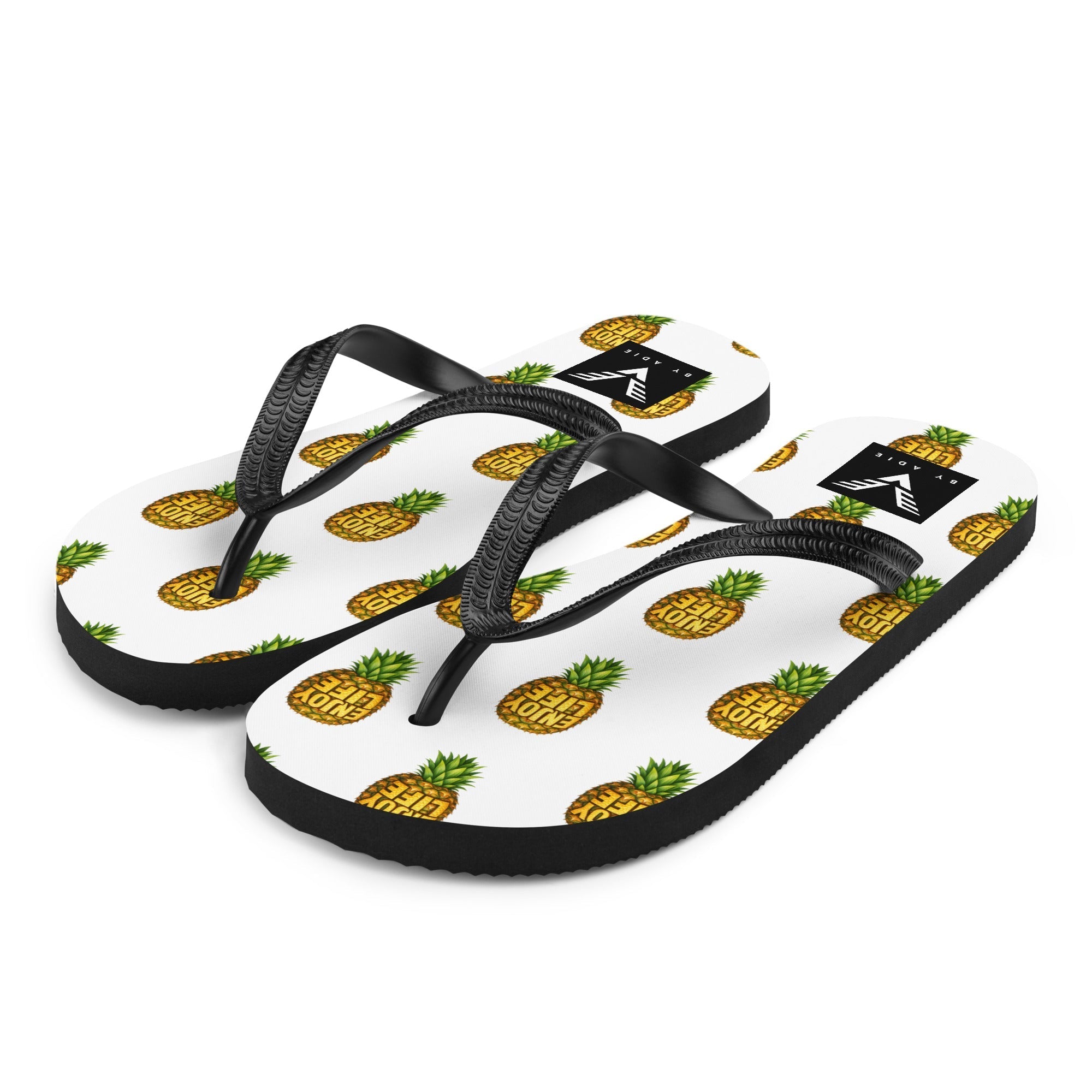 Enjoy Life Pineapple Flip Flops