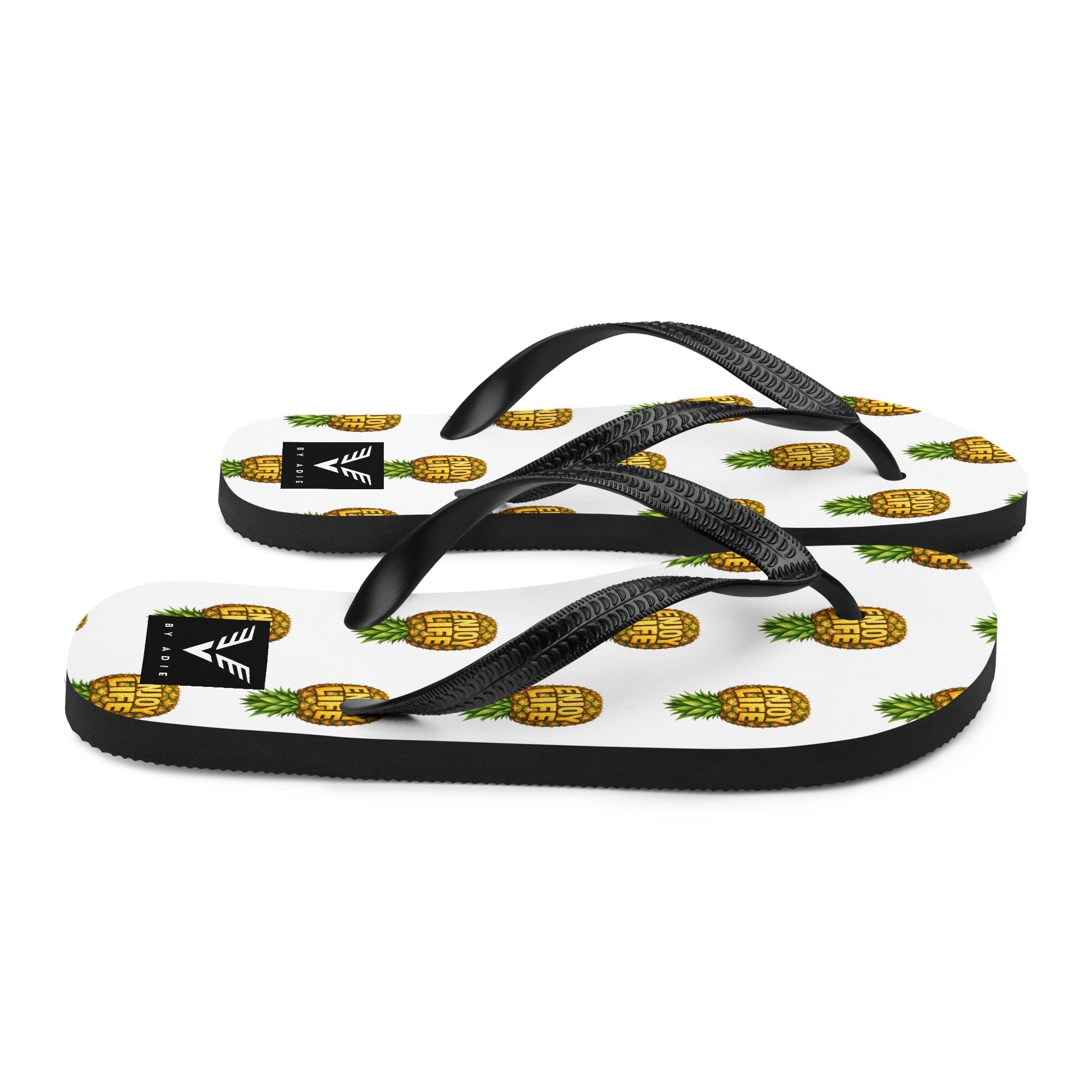 Enjoy Life Pineapple Flip Flops