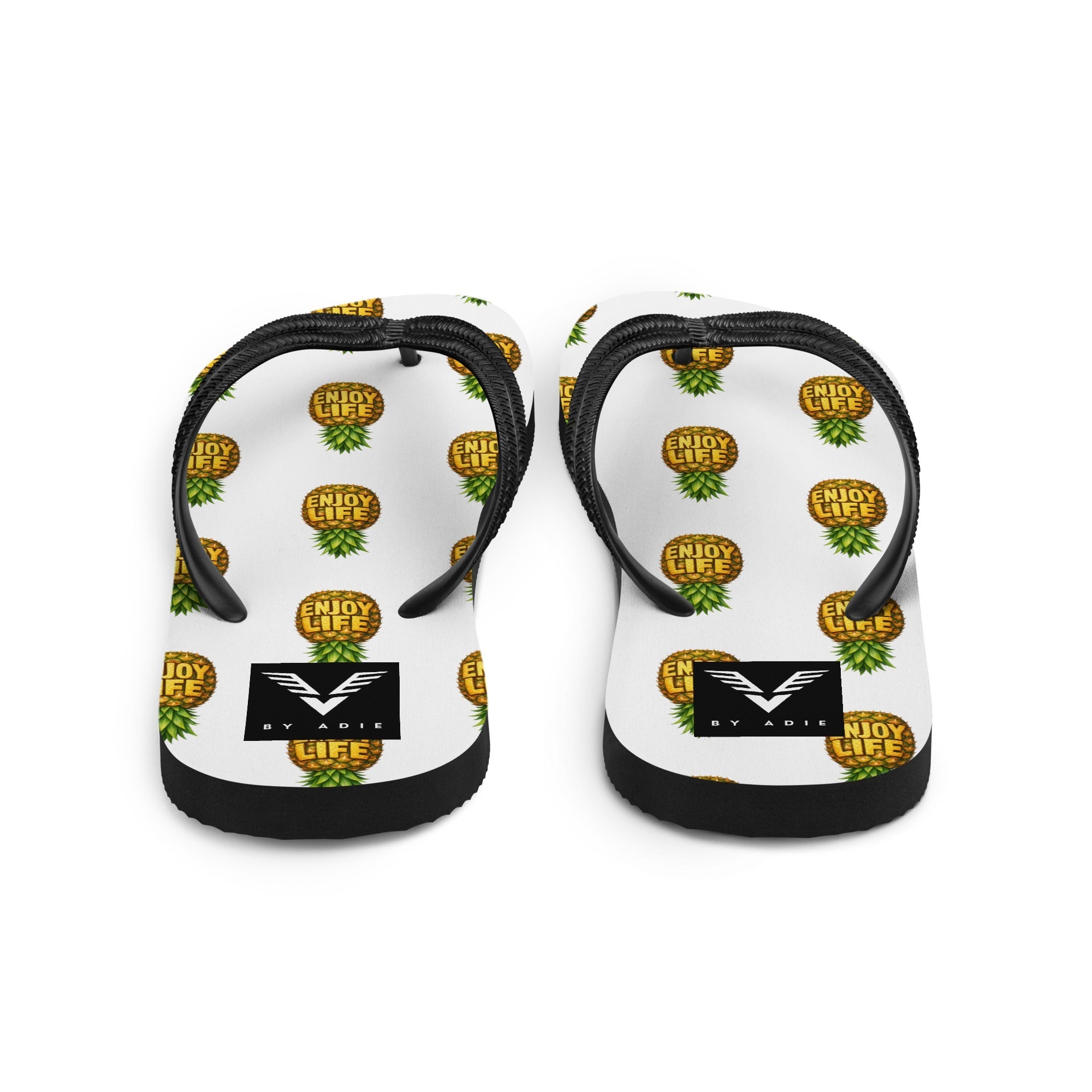 Enjoy Life Pineapple Flip Flops