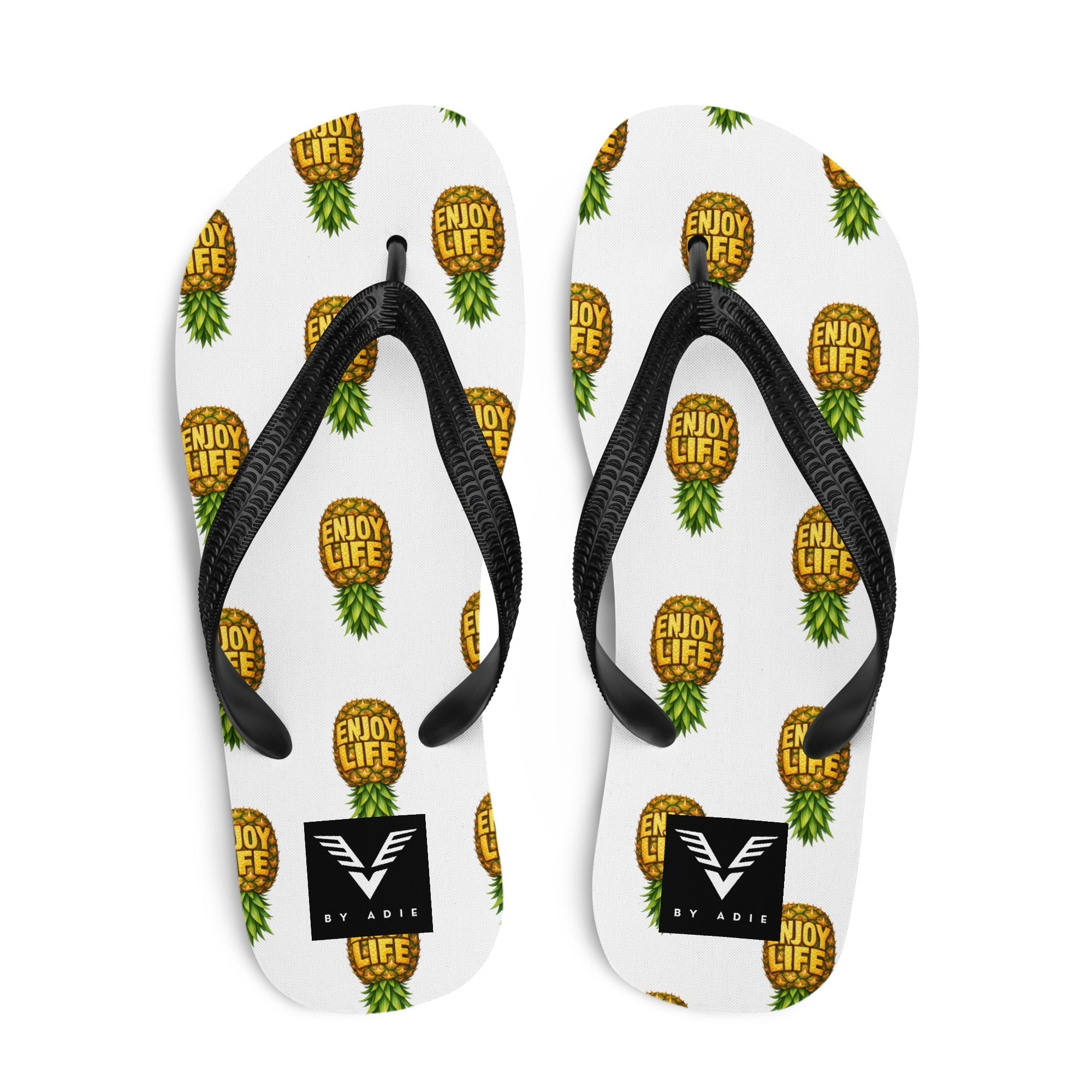 Enjoy Life Pineapple Flip Flops