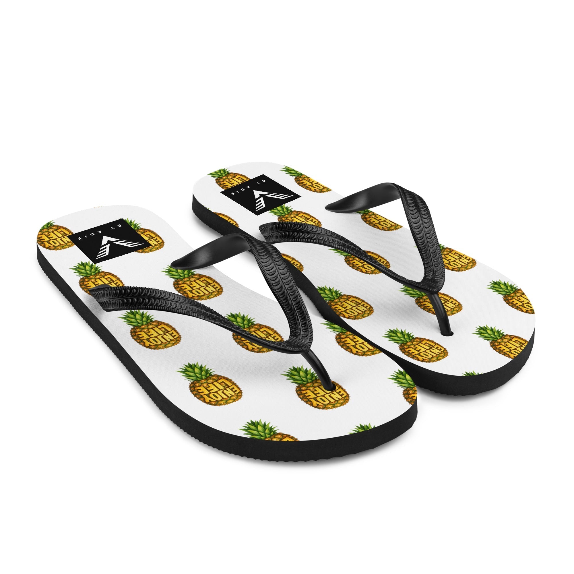 Enjoy Life Pineapple Flip Flops