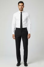 "Ethan" Black Super 150's Luxury Viscose Blend Suit Pants-4