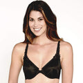 Everyday Front Closure Minimizer Bra Dominique Meryl Black-0