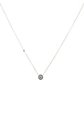 Evil Eye Necklace Silver