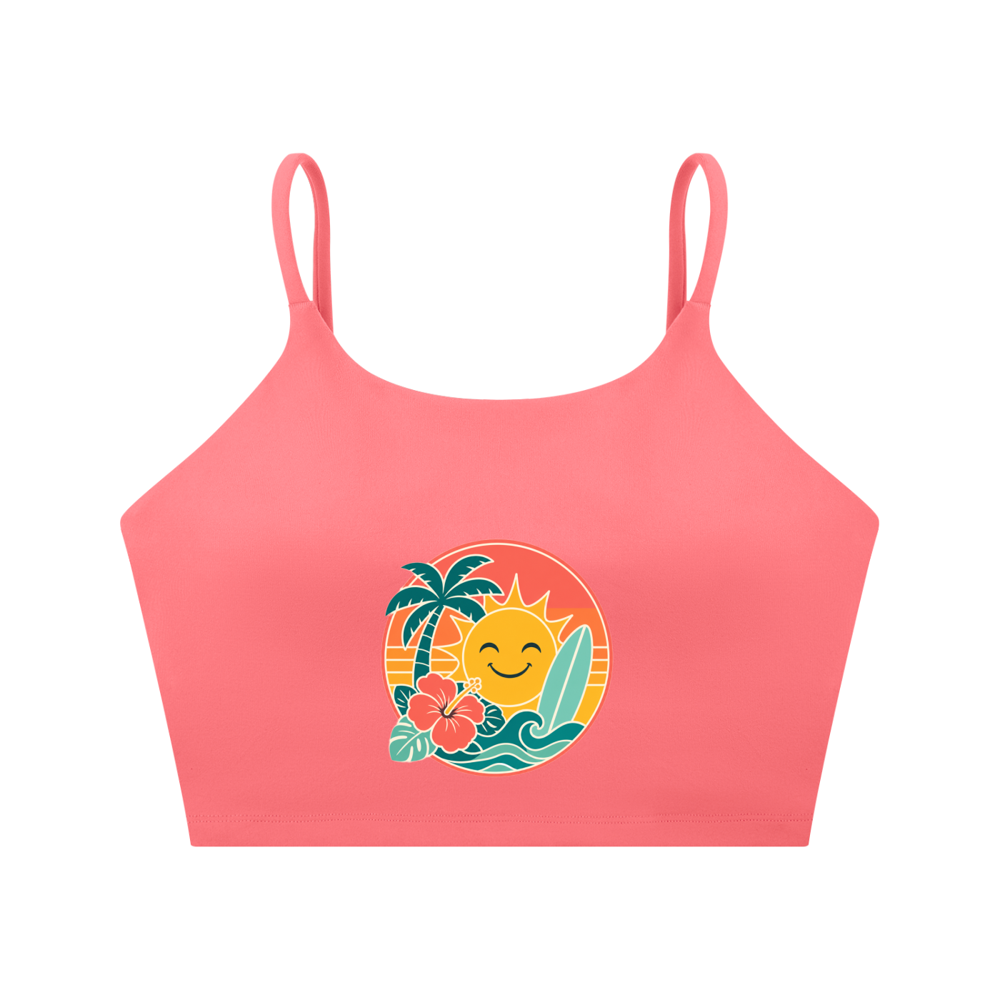 Spaghetti Strap Yoga Sports Bra