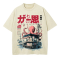 Japanese Takoyaki Graphic T-Shirt Oversized Anime Streetwear Tee-1