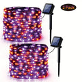 Twinkling Holiday Glow: Christmas Solar Copper Wire Lights