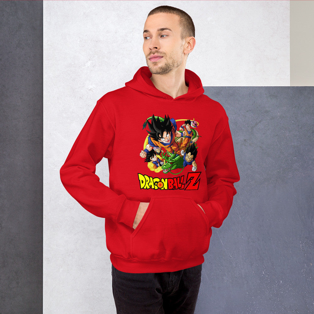Dragon Ball Z Unisex Hoodie Goku, Vegeta, Gohan, Goten Graphic Anime Hoodie-8