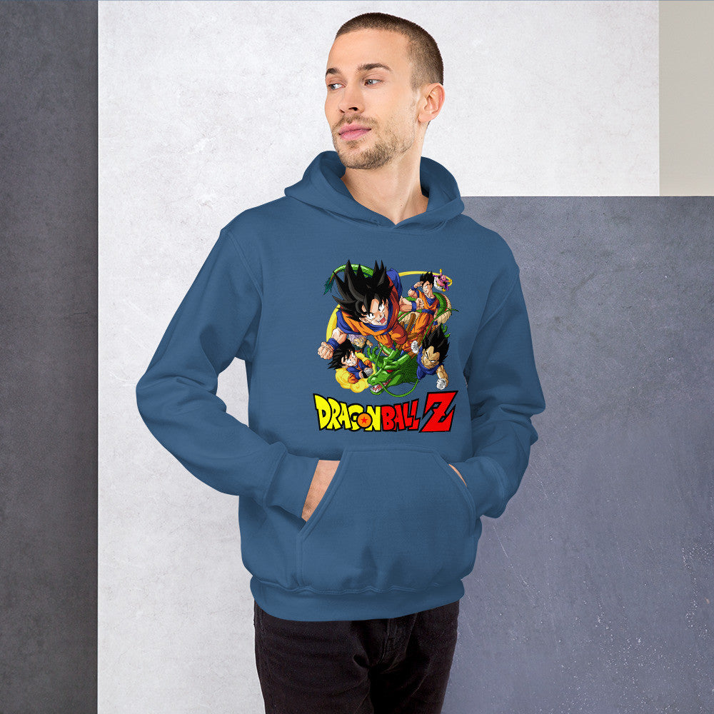 Dragon Ball Z Unisex Hoodie Goku, Vegeta, Gohan, Goten Graphic Anime Hoodie-18